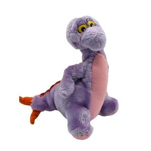 Vintage Figment Plush 7” Purple Dragon Walt Disney World Epcot Disneyland Korea